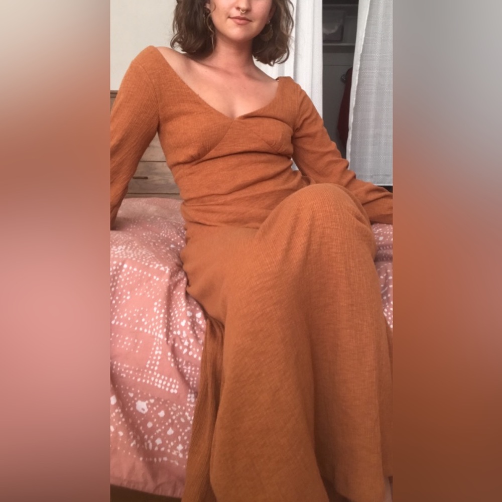 Beachy strappy back maxi dress